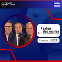 François JOLIVET, Députée de l\'Indre - Yann DUBOSC, Maire de BUSSY-SAINT-GEORGE - Laurent PERMASSE, SOFINCO ECO-TRANSITION